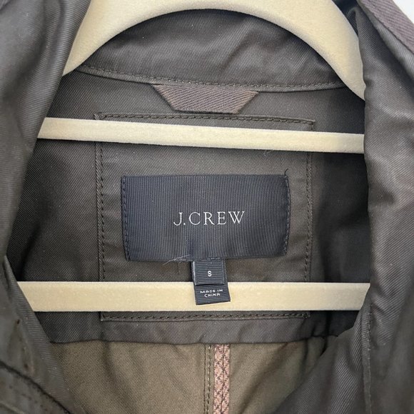 J. Crew Downtown Field Jacket, Olive Green, Great Condition, Size S - Picture 6 of 8